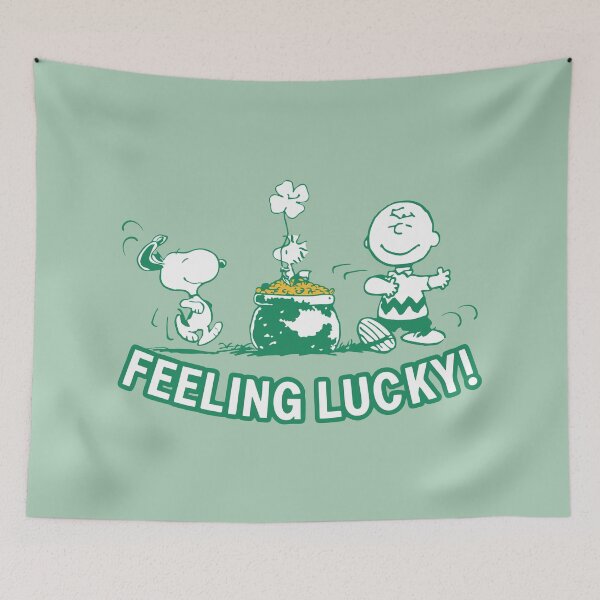 Item preview, feeling lucky quotes charlie snoopy woodstock designed and sold by jaqebistyrli.