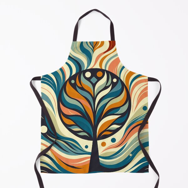 Item preview, Abstract Tree with Vibrant Swirling Colours designed and sold by InkSmithery.