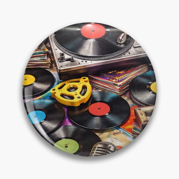 Item preview, Retro vinyl and audio collection illustration for any music buff designed and sold by PIXEL POP DESIGNS - Beyond the Norm!.