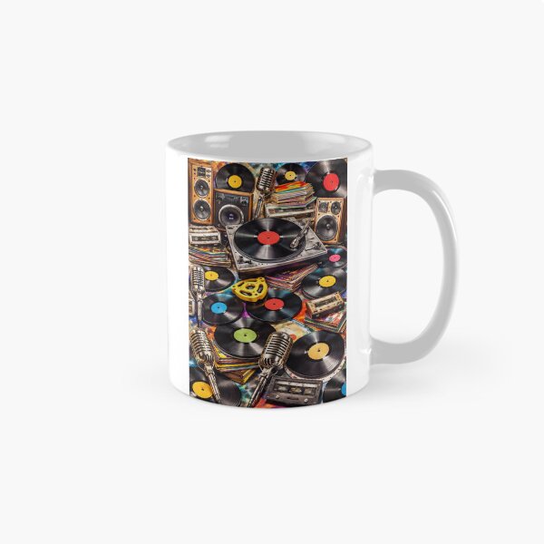 Item preview, Retro vinyl and audio collection illustration for any music buff designed and sold by PIXEL POP DESIGNS - Beyond the Norm!.