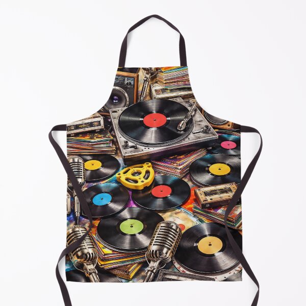 Item preview, Retro vinyl and audio collection illustration for any music buff designed and sold by PIXEL POP DESIGNS - Beyond the Norm!.