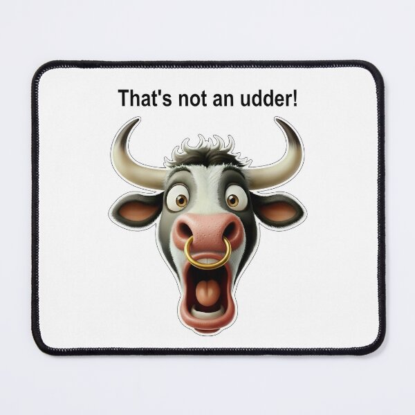 Item preview, That's not an udder! designed and sold by bigbalddon.