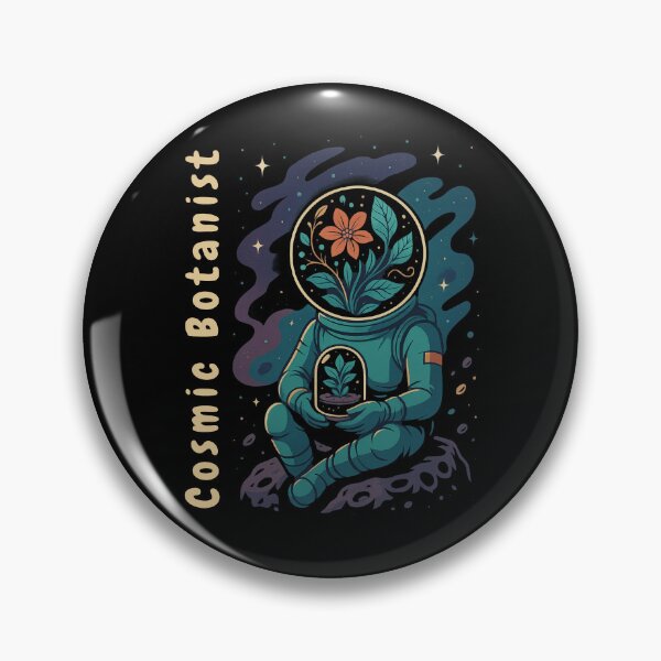 Item preview, Cosmic Botanist – Surreal Space Garden Illustration designed and sold by Design_Your_Day.
