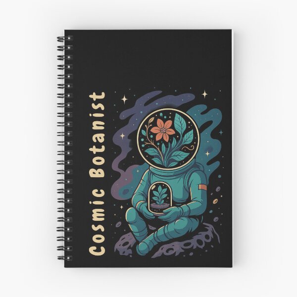 Item preview, Cosmic Botanist – Surreal Space Garden Illustration designed and sold by Design_Your_Day.