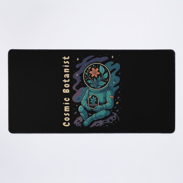 Item preview, Cosmic Botanist – Surreal Space Garden Illustration designed and sold by Design_Your_Day.