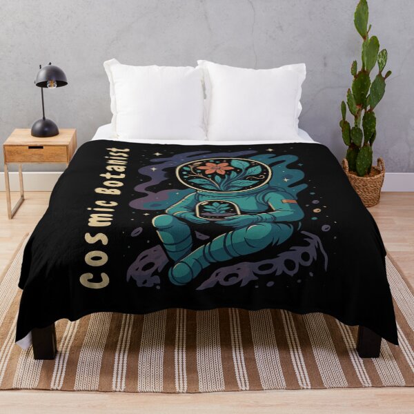 Item preview, Cosmic Botanist – Surreal Space Garden Illustration designed and sold by Design_Your_Day.