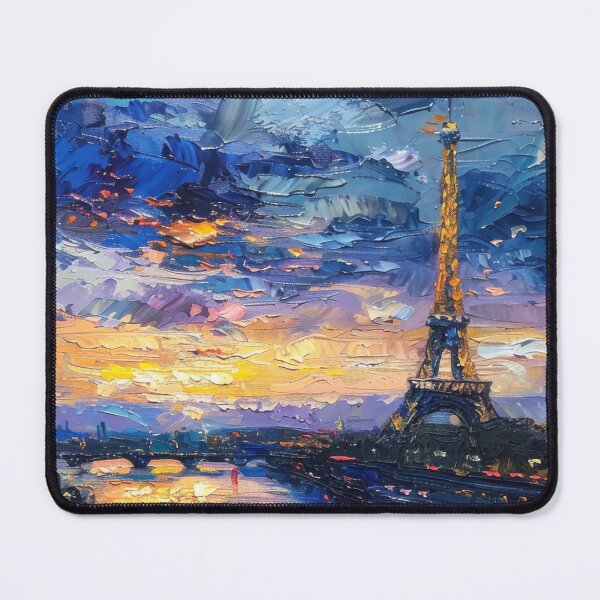 Item preview, Eiffel Tower – Impressionist Paris Sunset designed and sold by SkylineVistas Designs.