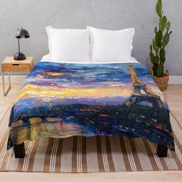 Item preview, Eiffel Tower – Impressionist Paris Sunset designed and sold by SkylineVistas Designs.