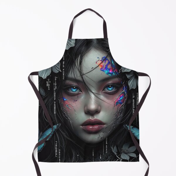 Item preview, Bioluminescent Bloom: Cracked Porcelain Dream designed and sold by Insomnia Art Designs.