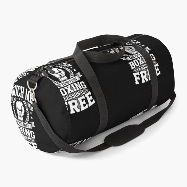 Item preview,  Touch Me and Your First Boxing Lesson Is Free – Funny Fighter Punch Design designed and sold by w66aboo.