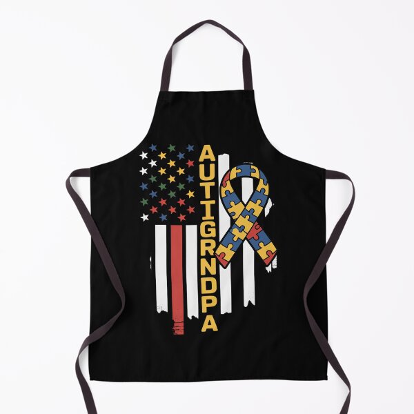 Item preview, American Flag Autism Grandpa Awareness Autistic designed and sold by duolastgend.
