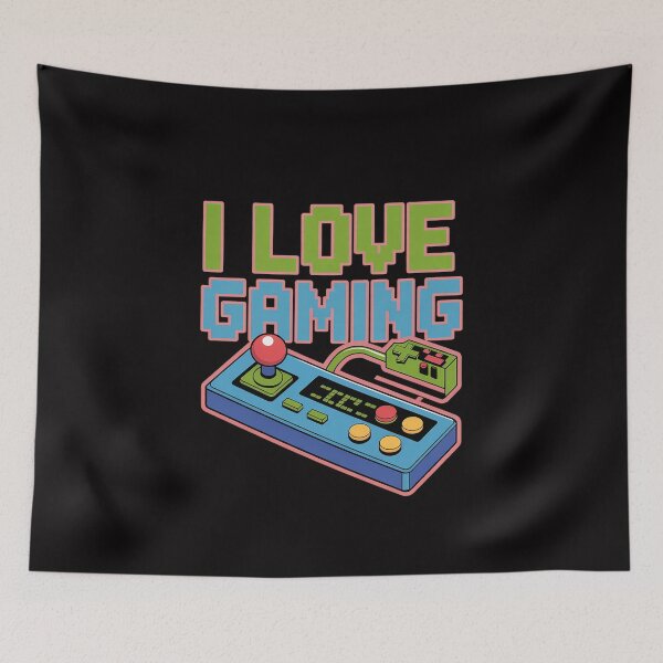 Item preview, I Love Gaming Pixel Art Gamer Statement designed and sold by tlallimicrichi.