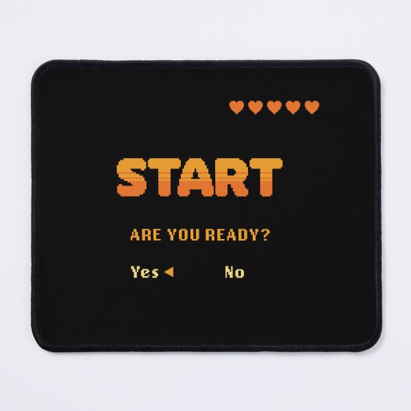 Item preview, Start Screen: Are You Ready? designed and sold by wobblyfrogs.