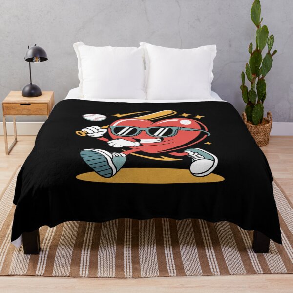 Item preview, eart Playing Baseball Boys kids Baseball Valentines day designed and sold by duolastgend.