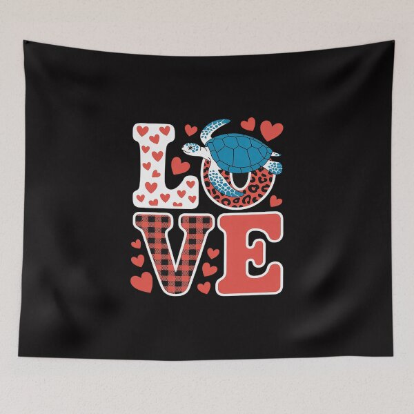 Item preview, Sea Turtle Lover Heart Sea Turtle Valentine designed and sold by tlallimicrichi.