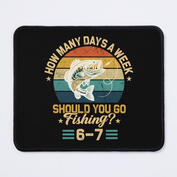 Item preview, Weekly Fishing Frequency Graphic designed and sold by Nocturnal-Vines.