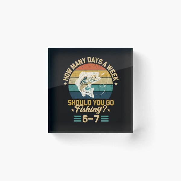 Item preview, Weekly Fishing Frequency Graphic designed and sold by Nocturnal-Vines.