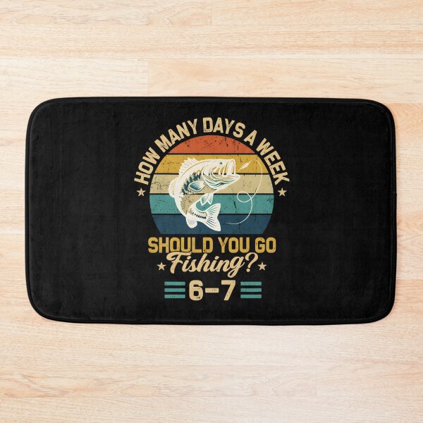 Item preview, Weekly Fishing Frequency Graphic designed and sold by Nocturnal-Vines.