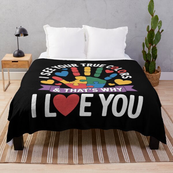 Item preview, I See Your True Colors - Autistic Puzzle Autism Awareness designed and sold by duolastgend.