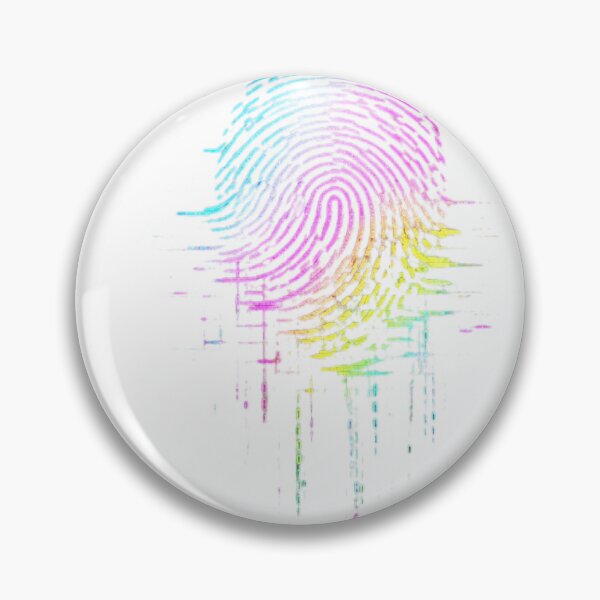 Item preview, Digital Soul – Holographic Glitch Fingerprint  designed and sold by DigitalDropArts .