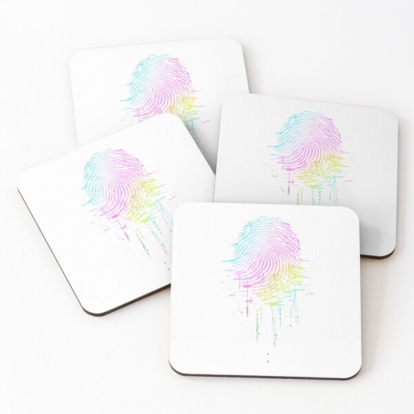 Item preview, Digital Soul – Holographic Glitch Fingerprint  designed and sold by DigitalDropArts .