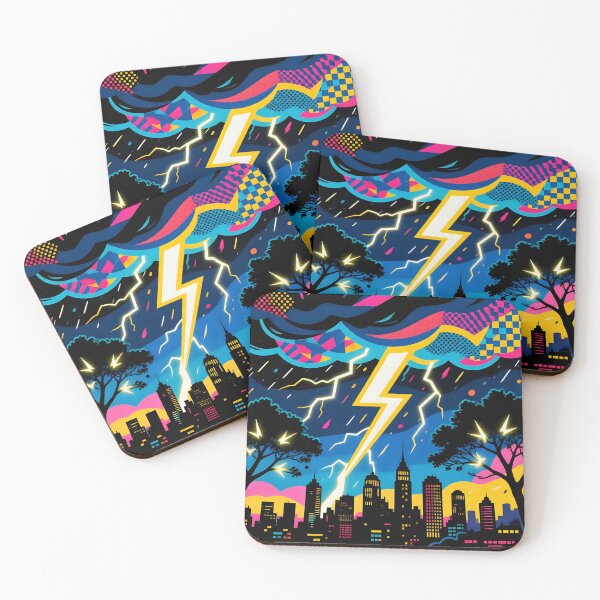 Item preview, Artistic view of a thunderstorms with lighting.  designed and sold by Nomad-Maynard.