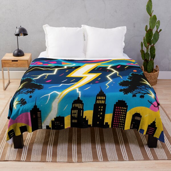 Item preview, Artistic view of a thunderstorms with lighting. designed and sold by Nomad-Maynard.