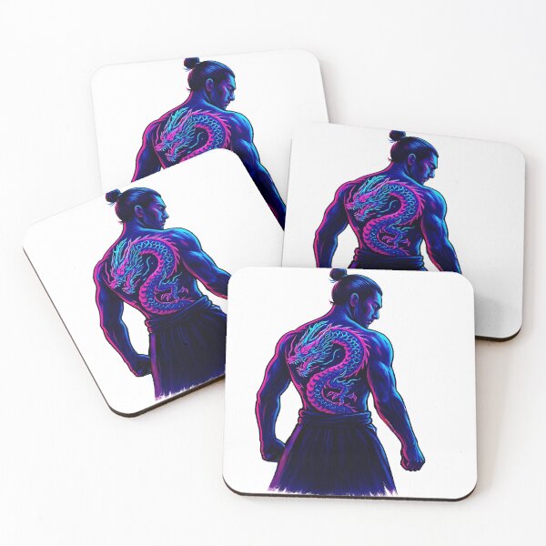Item preview, Neon Dragon Tattoo Art designed and sold by Amr Siam.