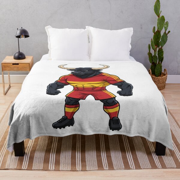 Item preview, Powerful Spanish Bull Football Mascot 2026 designed and sold by ArtByKatti.