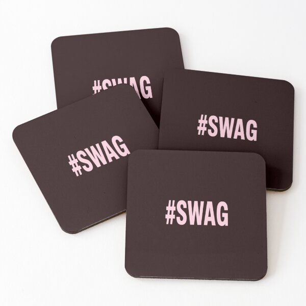 Item preview, #SWAG in pink designed and sold by Stickr.wld.