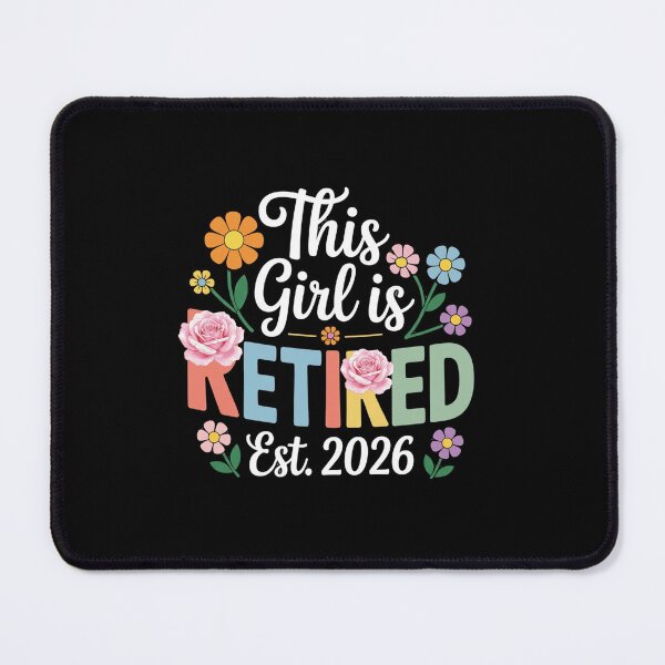 Item preview, This Girl Is Retired Est. 2026 – Cute Floral Women’s Retirement Gift designed and sold by w66aboo.