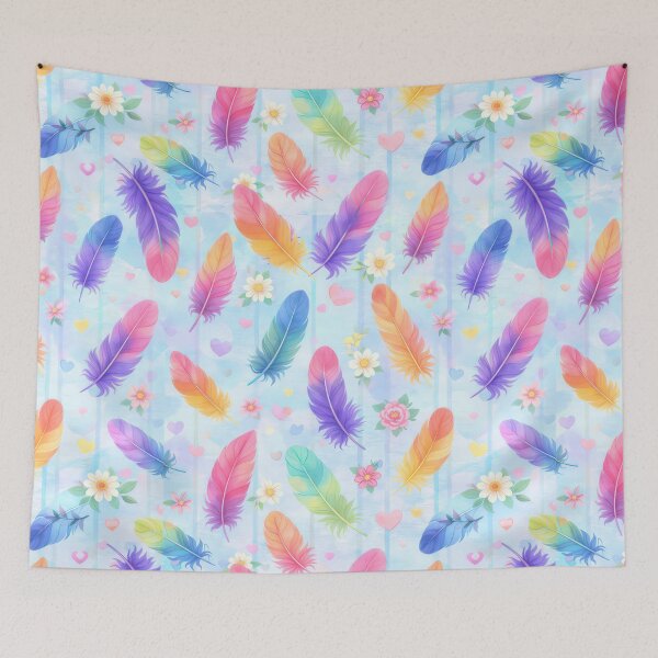 Item preview, Colorful Feather Pattern designed and sold by juthamas8426.