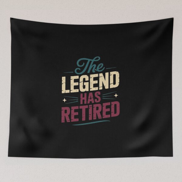 Item preview,  The Legend Has Retired – Funny Retro Retirement Gift for Men & Women designed and sold by w66aboo.