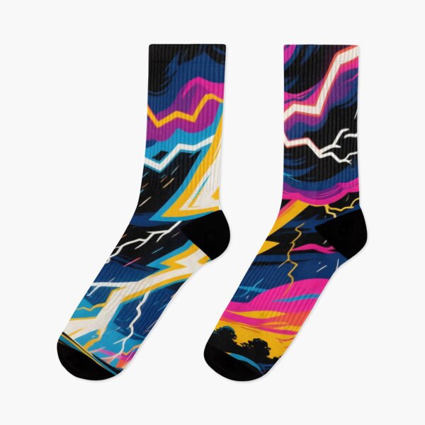 Item preview, Artistic view of a thunderstorms with lighting.  designed and sold by Nomad-Maynard.