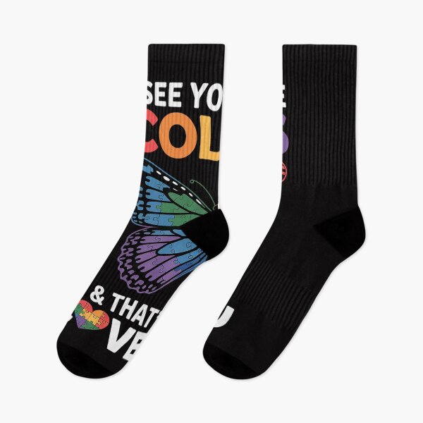 Item preview, I See Your True Colors Butterfly Autism Awareness designed and sold by teltvitossuilea.