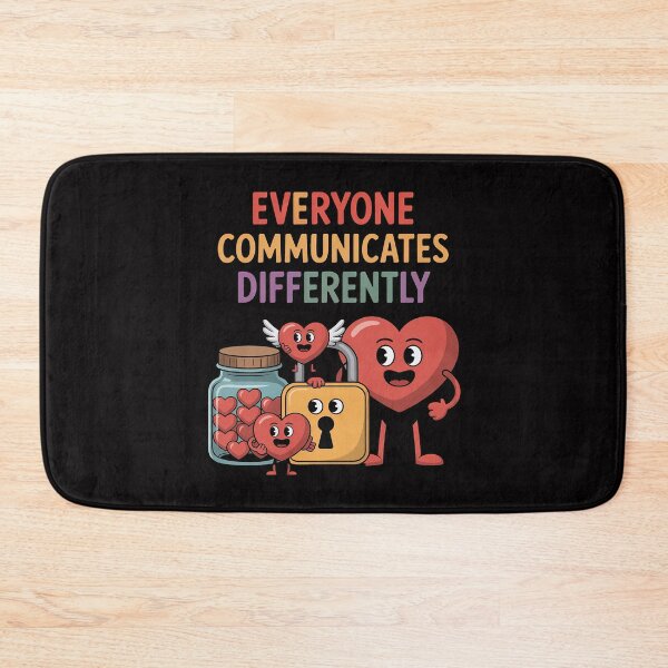 Item preview, Everyone Communicates Differently Valentine's SPED Teachers designed and sold by teltvitossuilea.