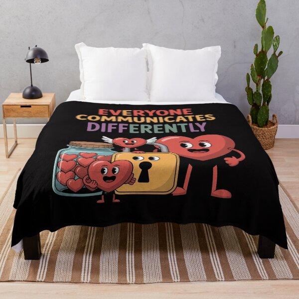 Item preview, Everyone Communicates Differently Valentine's SPED Teachers designed and sold by teltvitossuilea.