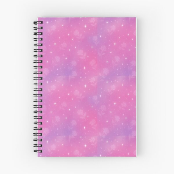 Item preview, Pink Starry Floral Gradient Background – Soft Pastel Sparkle Aesthetic Art designed and sold by astersgraphics.