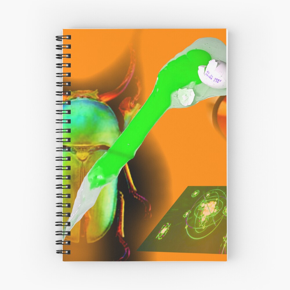 Item preview, Spiral Notebook designed and sold by beetleg.