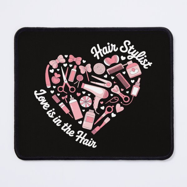 Item preview, Hair Stylist Valentine's Day Heart Hairdresser Cosmetologist designed and sold by chaeningplan.