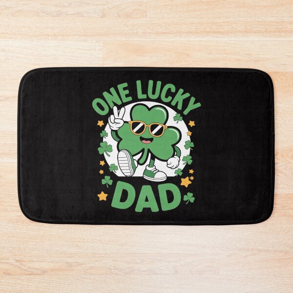 Item preview, One Lucky Dad Shamrock Irish St Patricks Day Groovy designed and sold by teltvitossuilea.