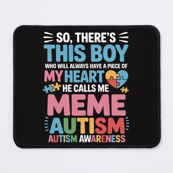 Item preview, There's This Boy He Calls Me Autism Awareness designed and sold by teltvitossuilea.