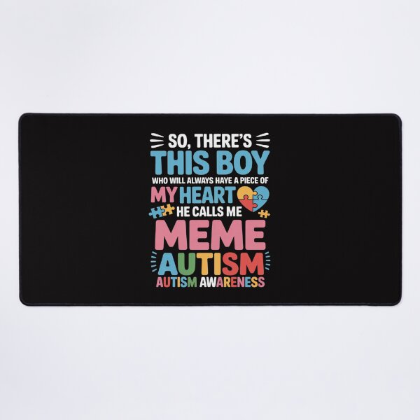 Item preview, There's This Boy He Calls Me Autism Awareness designed and sold by teltvitossuilea.