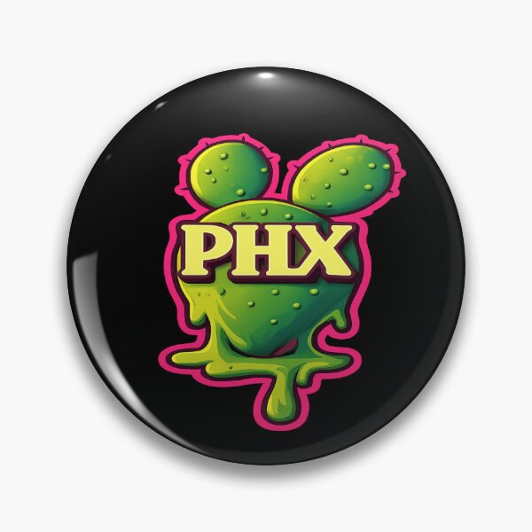 Item preview, PHX Cactus Drip Sticker – Neon Desert Slime Style designed and sold by POD DYNASTY | Original Print On Demand T-Shirt Graphics.