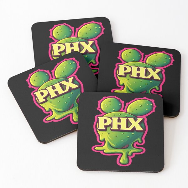 Item preview, PHX Cactus Drip Sticker – Neon Desert Slime Style designed and sold by POD DYNASTY | Original Print On Demand T-Shirt Graphics.