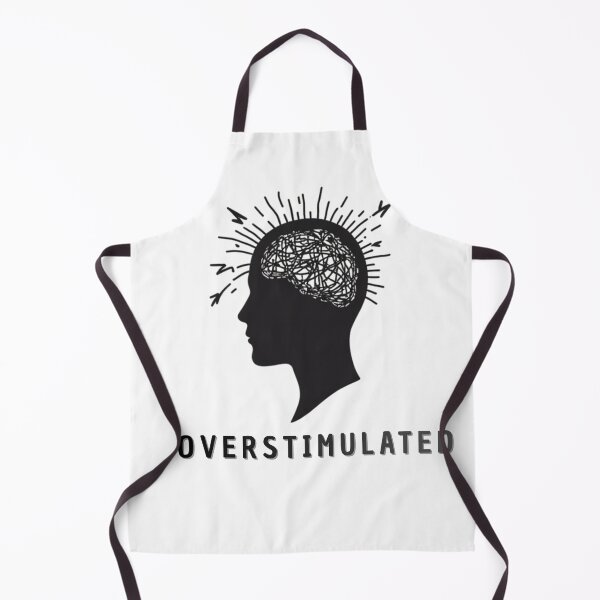 Item preview, Overstimulated Brain Silhouette designed and sold by SandiCreative.