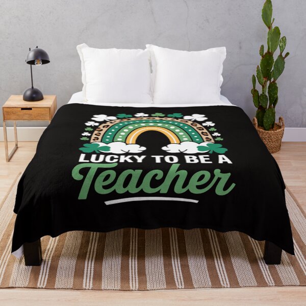 Item preview, Lucky To Be A Teacher Rainbow Teacher St Patricks Day designed and sold by chaeningplan.
