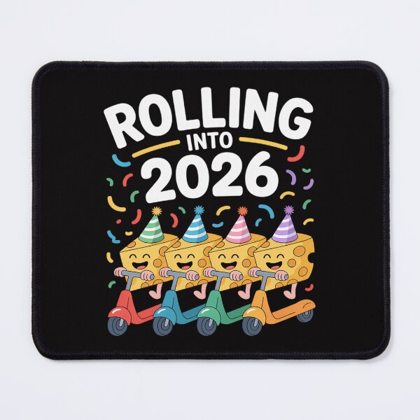 Item preview, Rolling Into 2026 New Year Cheese Scooter Family 3 designed and sold by teltvitossuilea.
