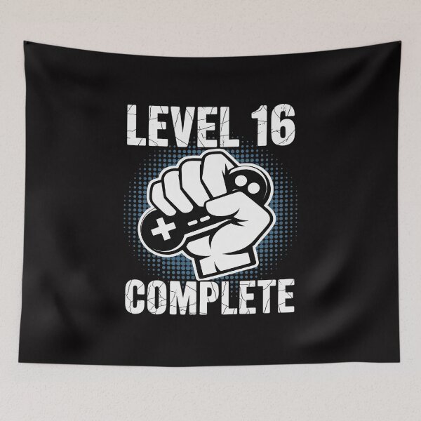 Item preview, Level 16 Complete Birthday Gift 16 Years Gamer designed and sold by teltvitossuilea.