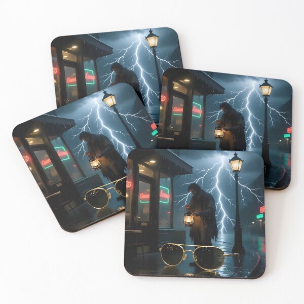Item preview, Artistic view of a thunderstorms with lighting.  designed and sold by Nomad-Maynard.